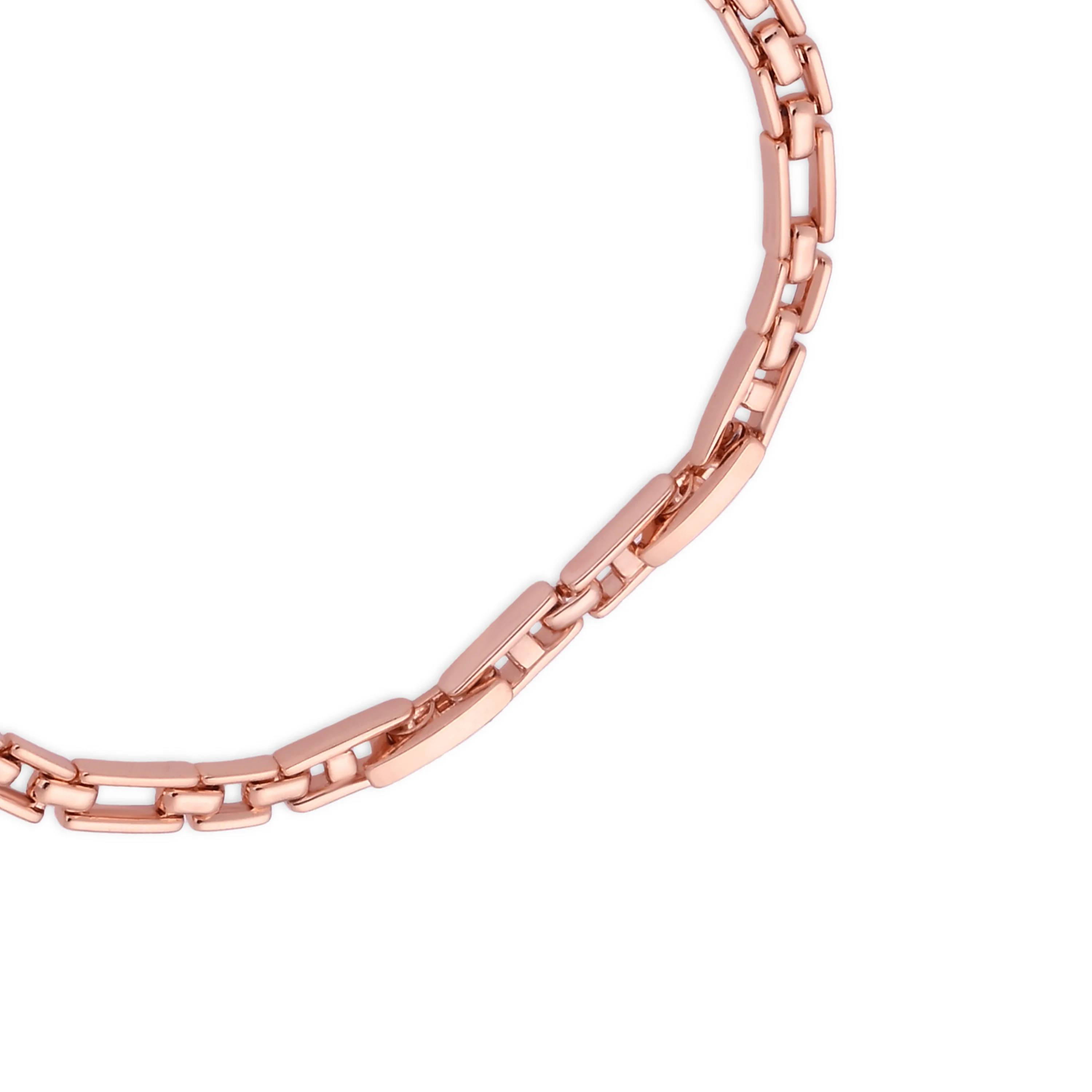 Pulsera de Circonita Multicolor acabado en oro rosa de 18k - Aimus - Image 5