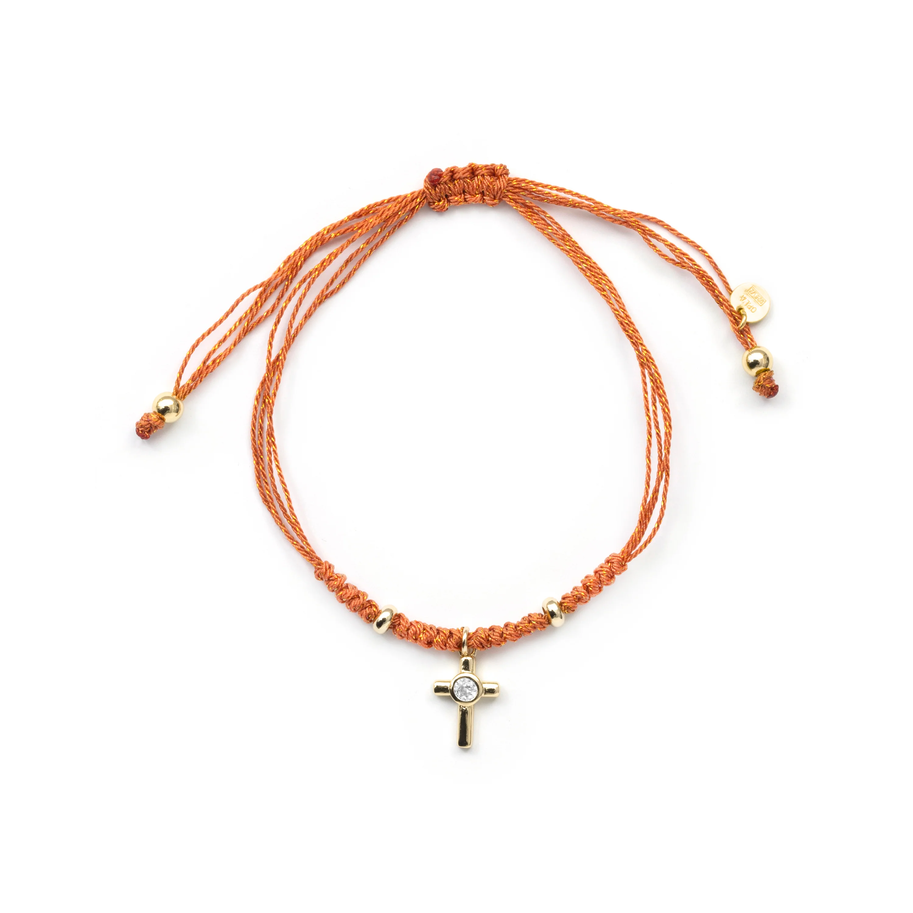 Pulsera de Plata de Ley 925 y Circonita Brillante acabado en oro amarillo de 18k - Imilca - Image 3