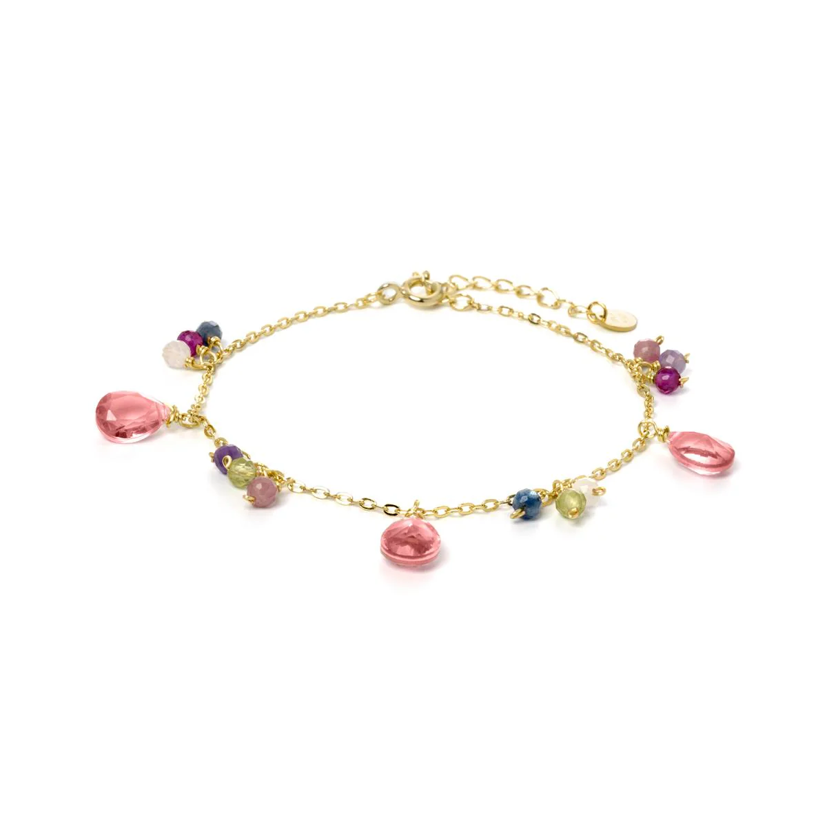 Pulsera Dilga Plata De Ley 925 - Dilga MULTICOLOR