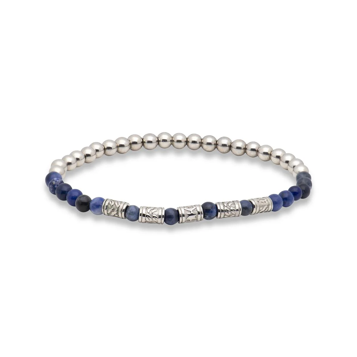 Pulsera Dinofrid acabado en Rodio - Dinofrid AZUL