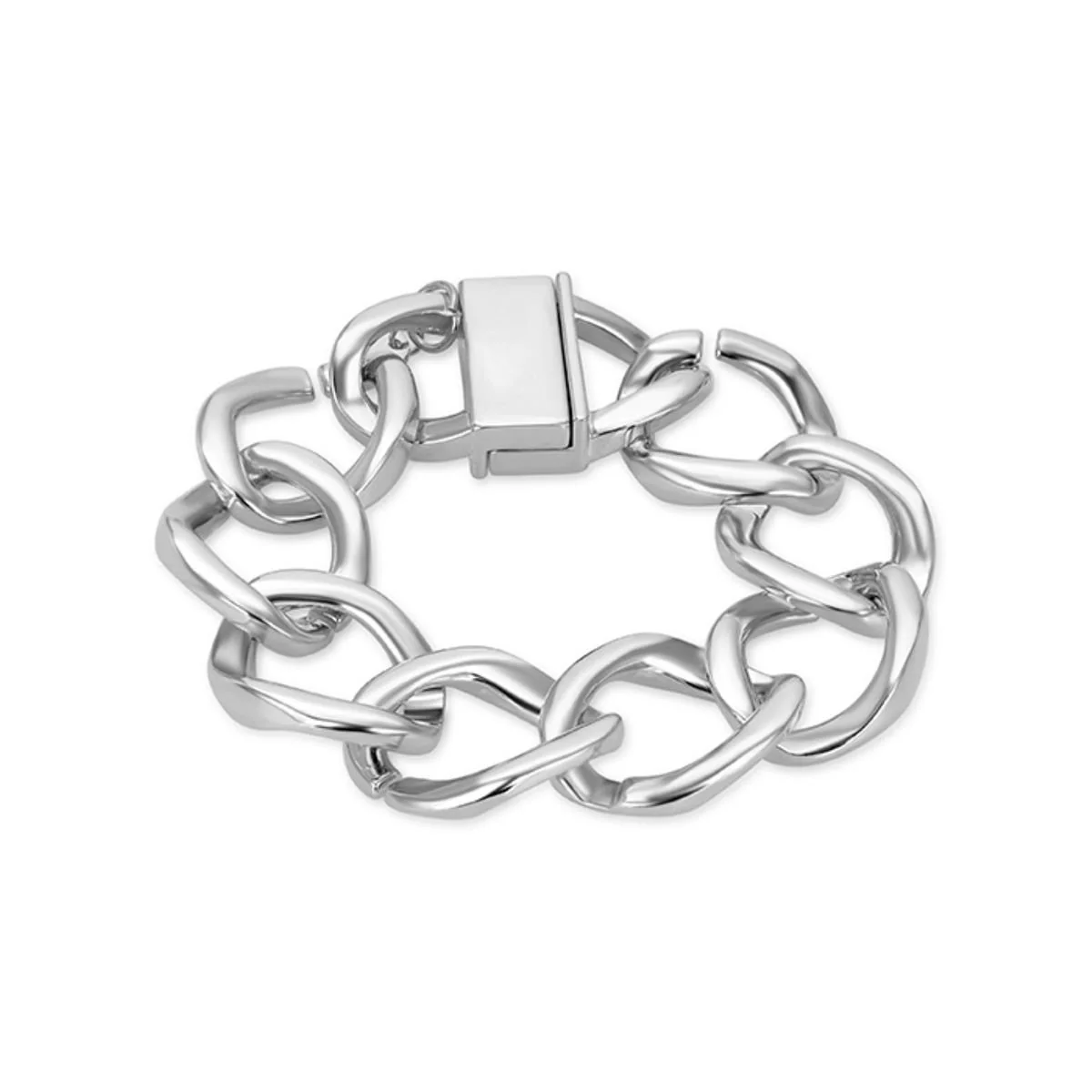 Pulsera Diraci acabado en Rodio - Diraci GRIS