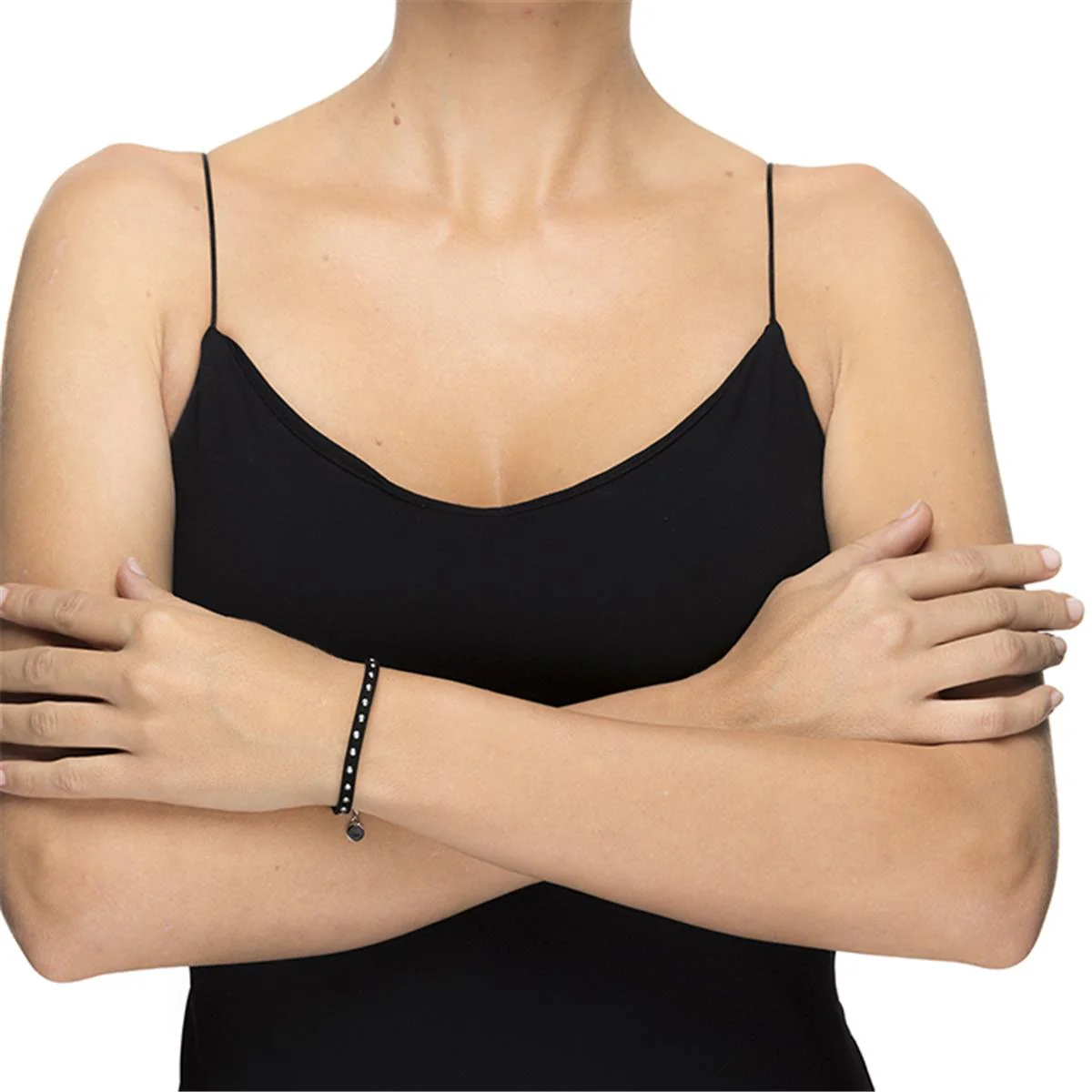 PULSERA DONAN PLATA - Donan NEGRO - Image 2