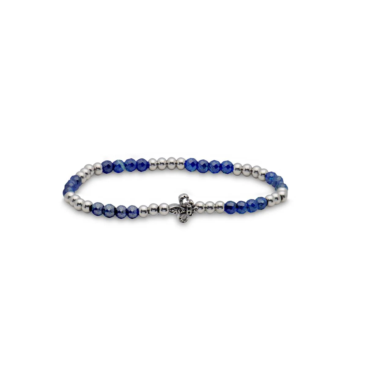 Pulsera Donha acabado en Rodio - Donha AZUL
