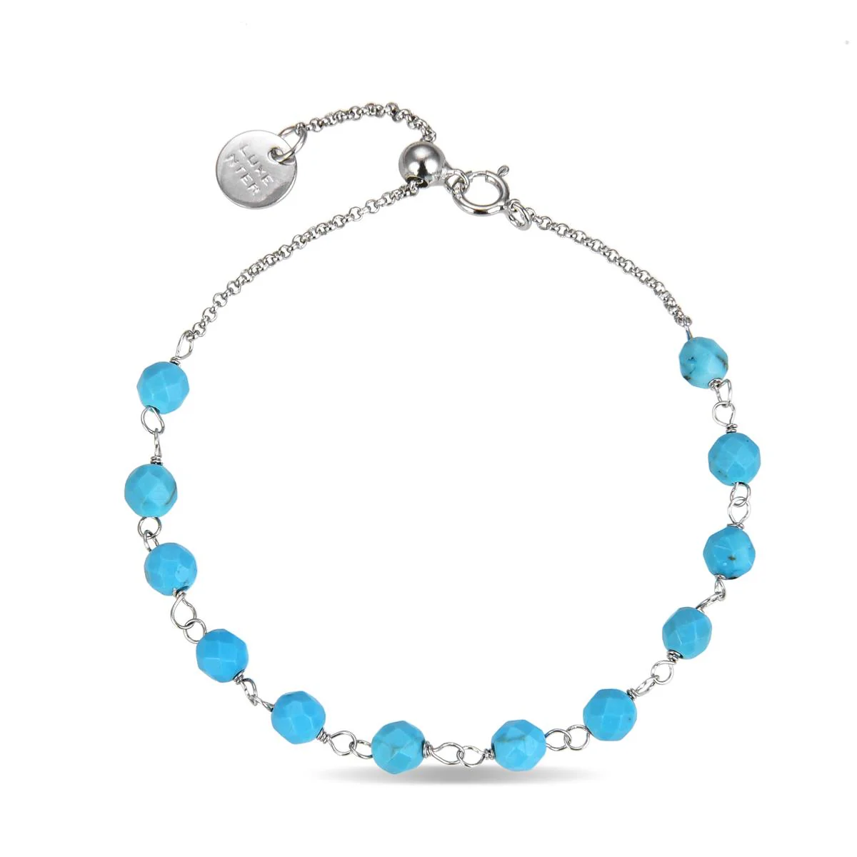 Pulsera Dresh Plata De Ley 925 - Dresh AZUL - Image 2