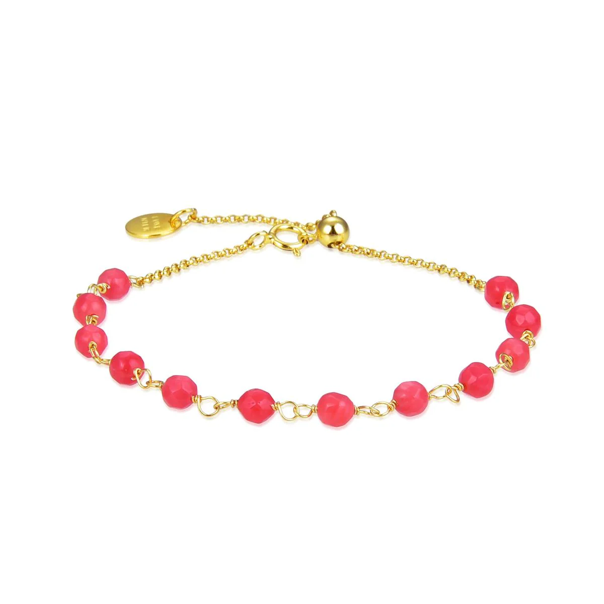 Pulsera Dresh Plata De Ley 925 - Dresh ROJO