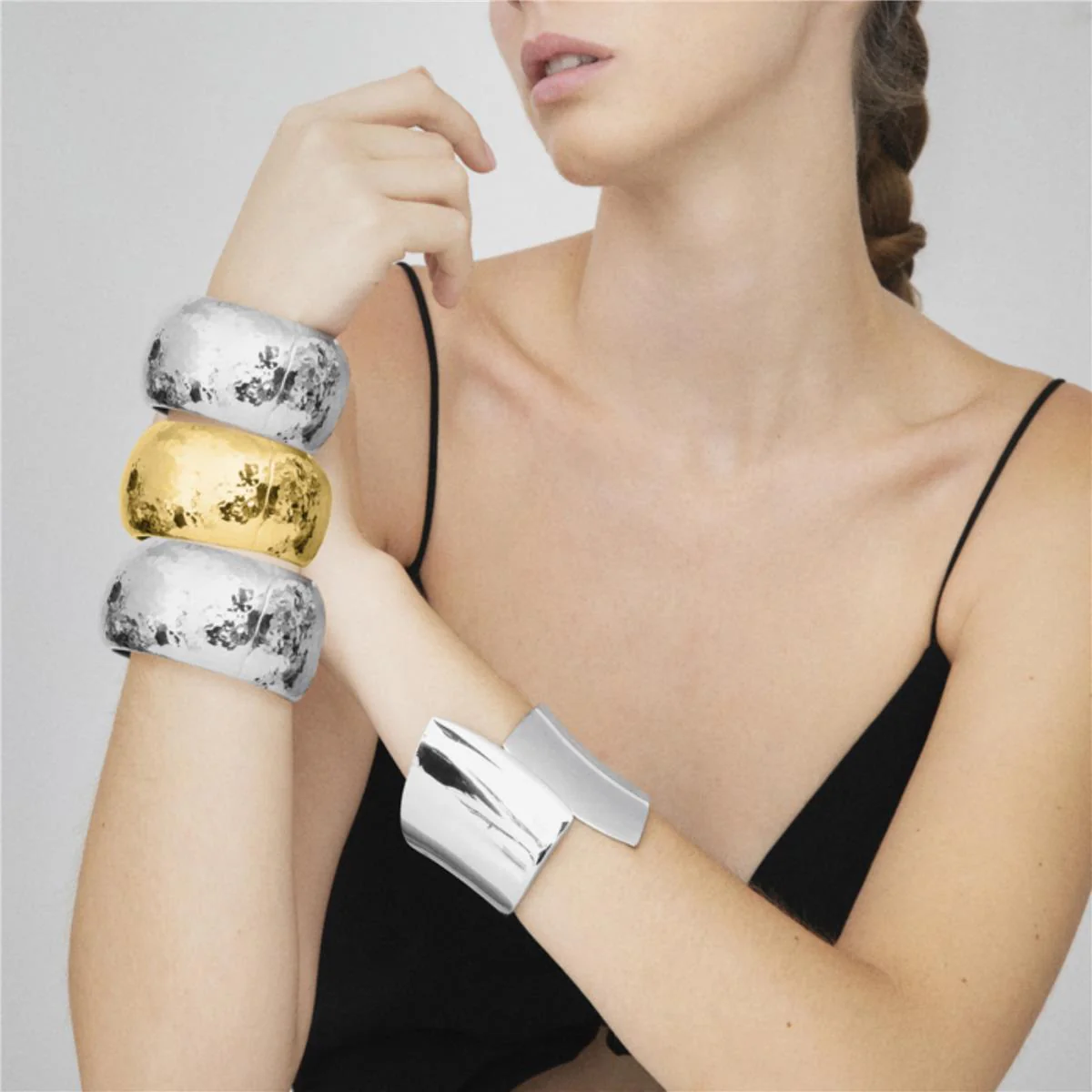 Pulsera Druksy acabado en Rodio - Druksy GRIS - Image 2