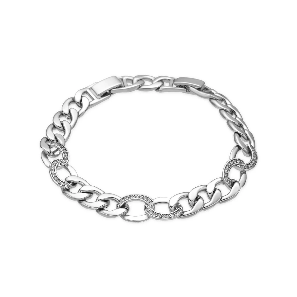 Pulsera Dunko acabado rodio - Dunko BLANCO