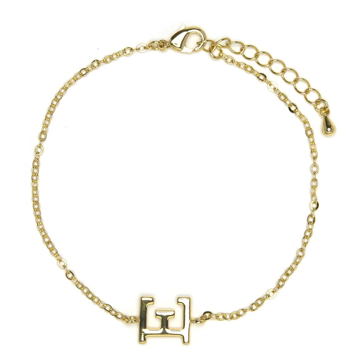 Pulsera Alphabet acabado oro 18k - E AMARILLO - Image 2