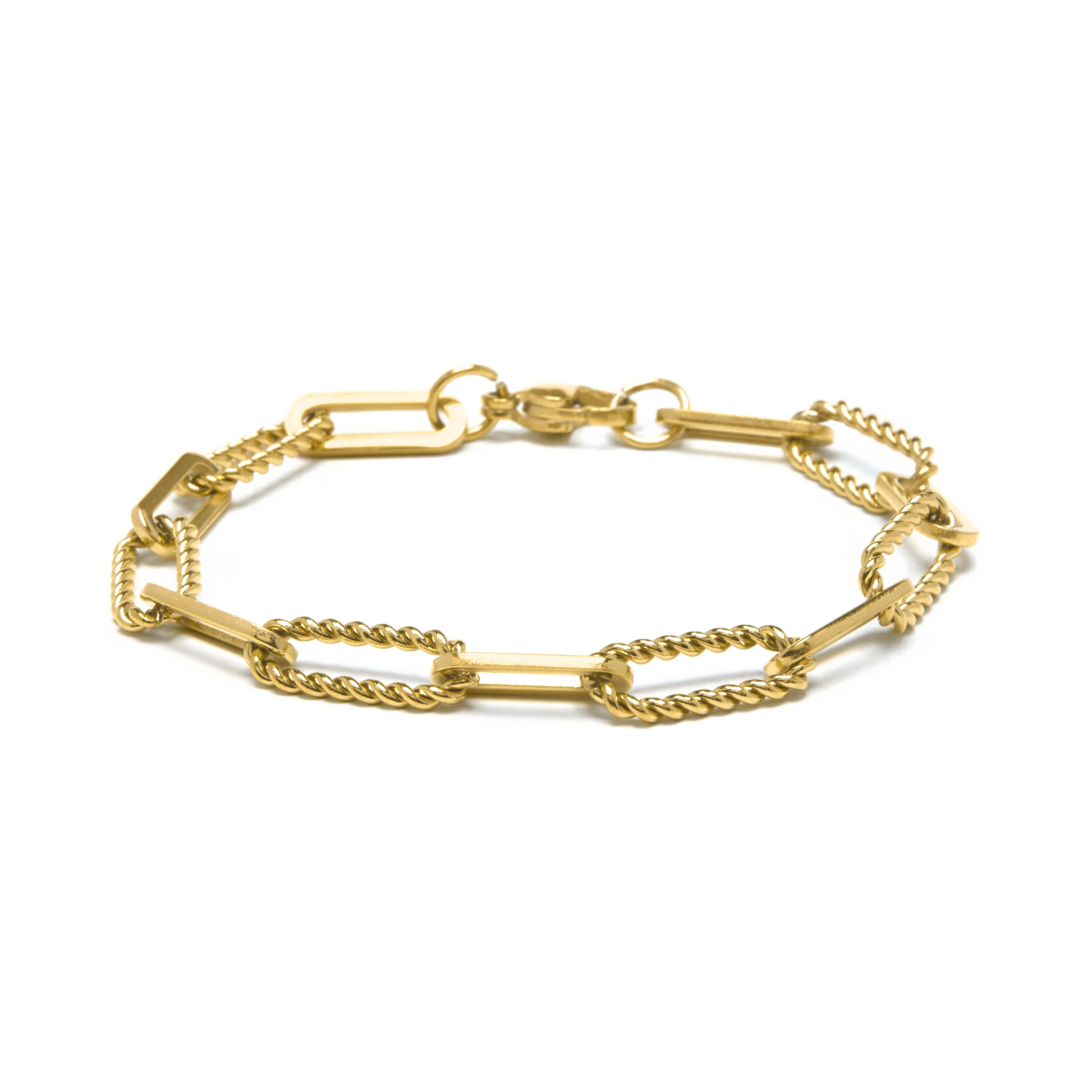 Pulsera acabado en oro amarillo 18k - Emga