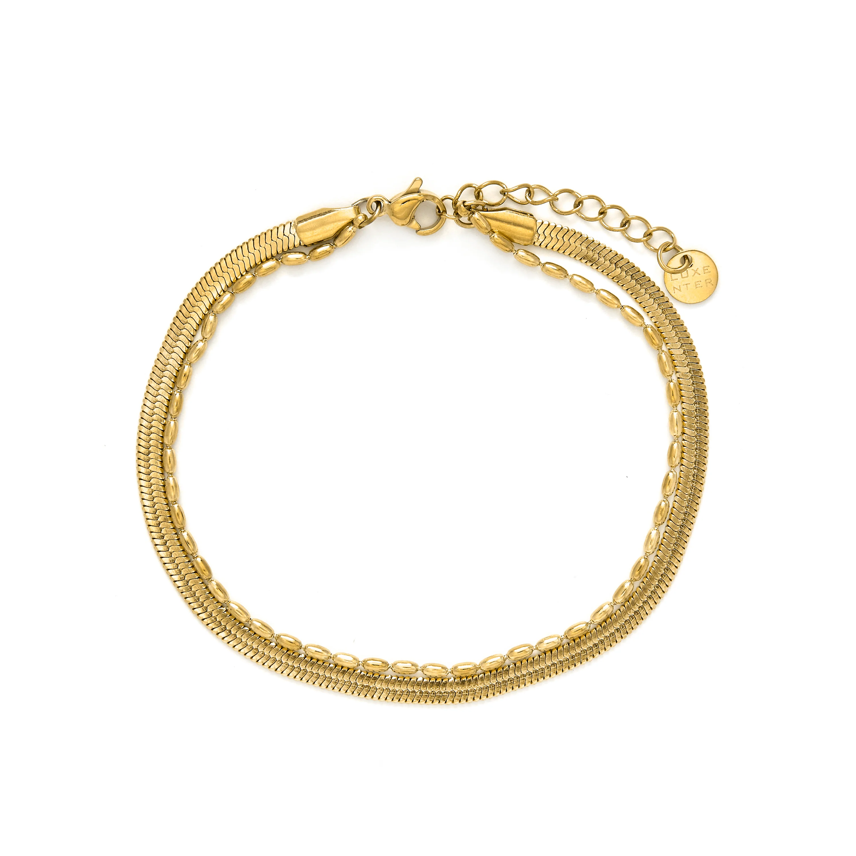 Pulsera acabado en oro amarillo 18k - Etozel - Image 3
