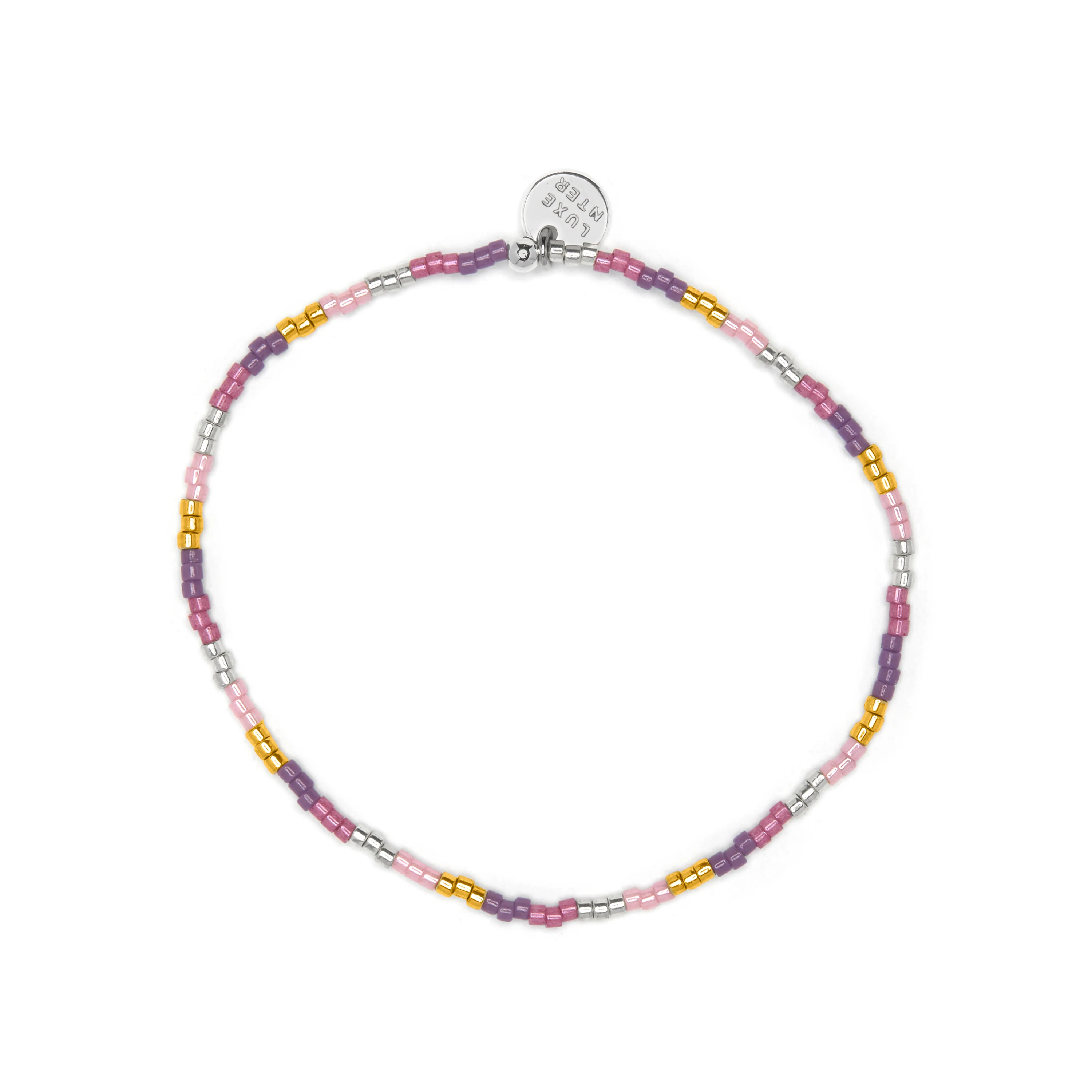 Pulsera de Cristal Multicolor acabado en oro amarillo 18k - Faxo - Image 3