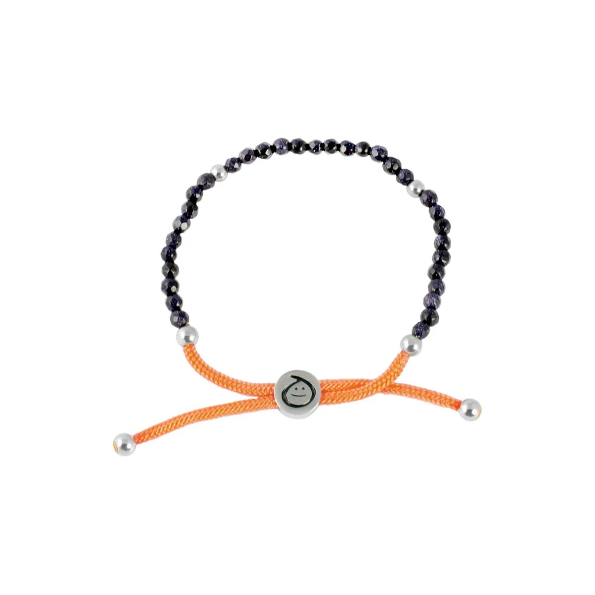 Pulsera Fortaleza acabado en Rodio - Fortaleza AZUL