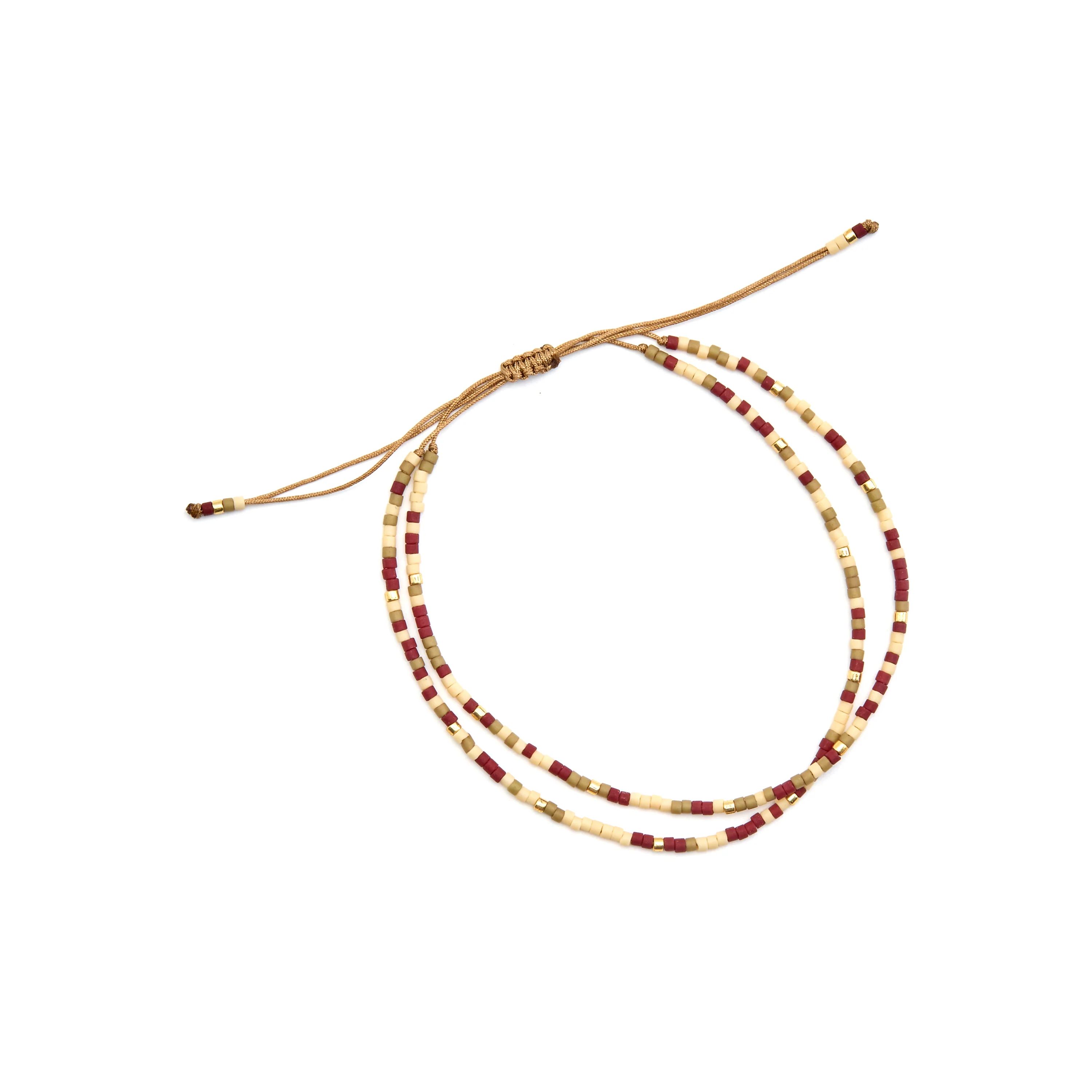 Pulsera con Cristal marrón acabado oro 18k - Furie - Image 3