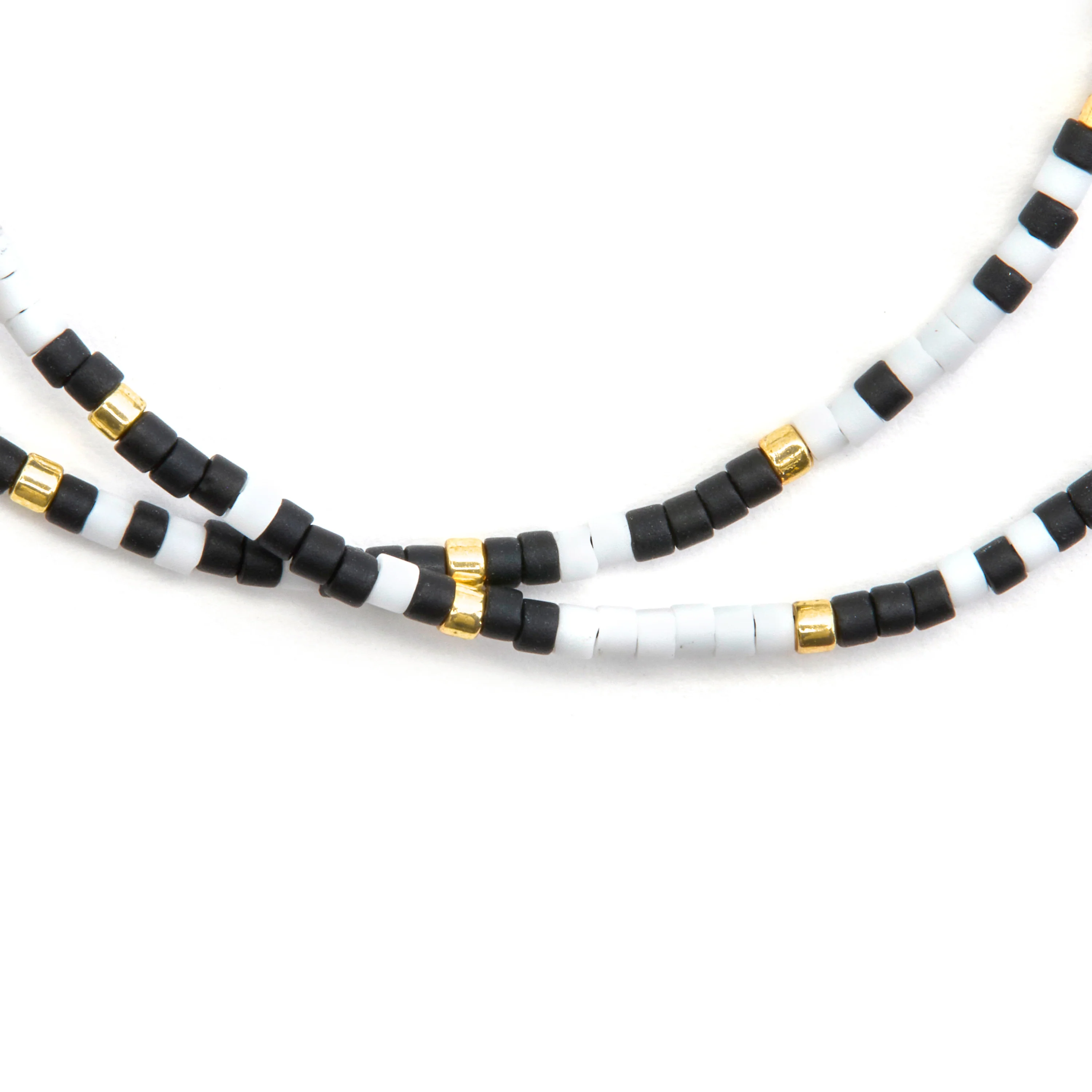 Pulsera con Cristal Negro acabado oro 18k - Furie - Image 5