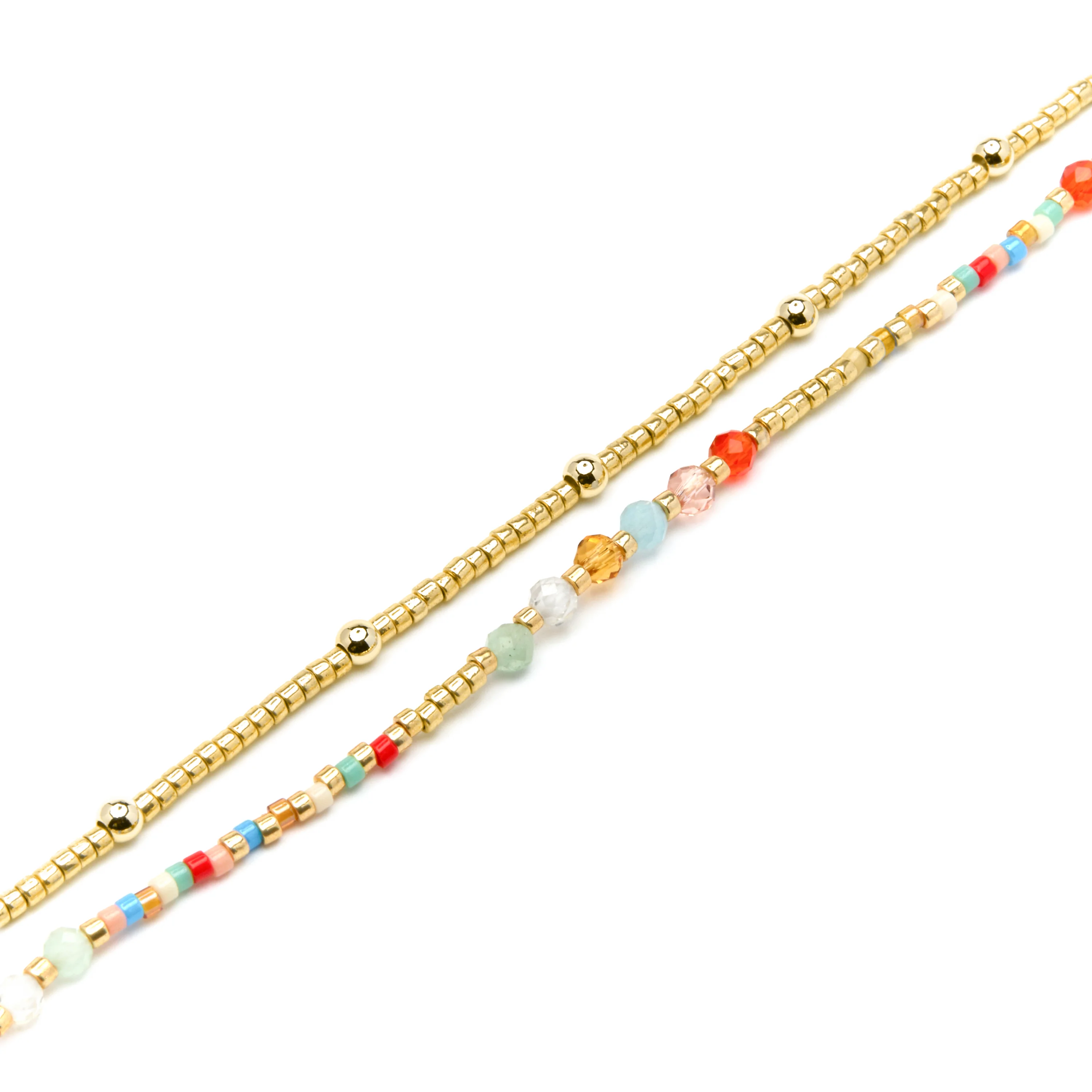 Pulsera de Plata de Ley 925 y Cristal Multicolor acabado oro amarillo de 18k - Guth - Image 5