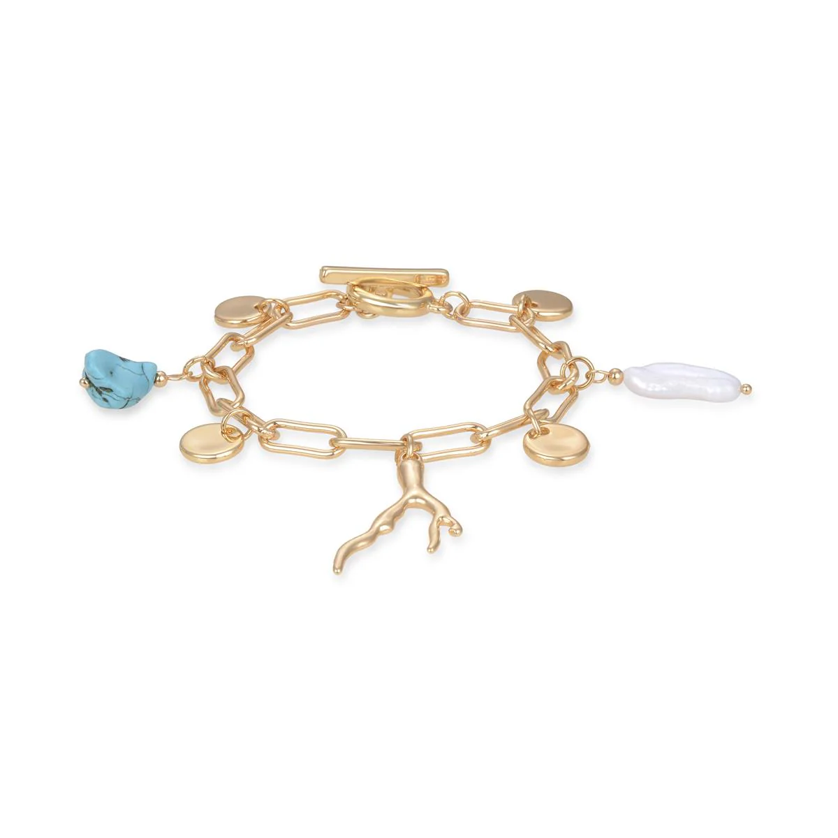 Pulsera Haizu acabado en Oro Amarillo de 18 Kts - Haizu AZUL