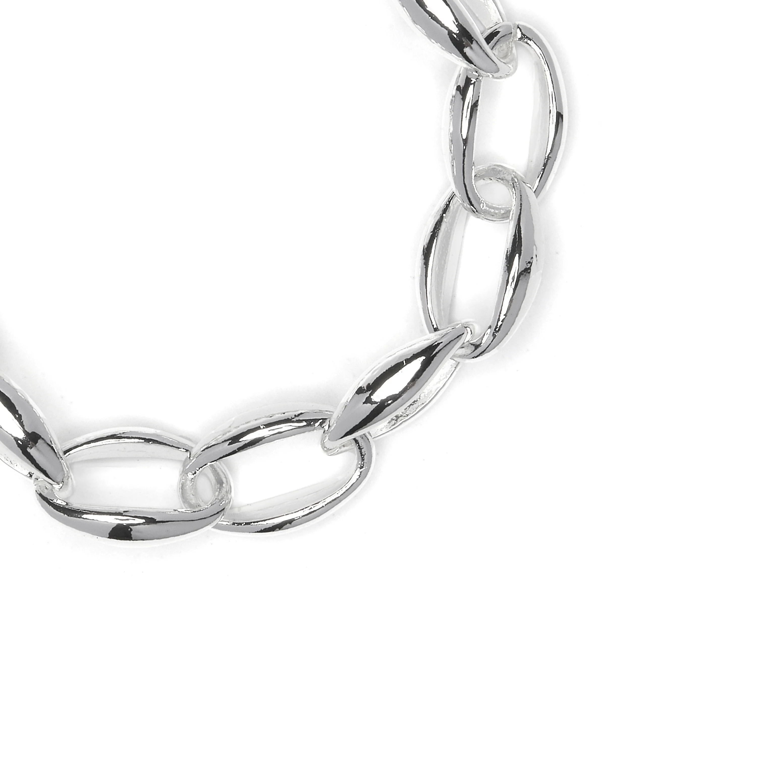 Pulsera acabado en rodio - Hande - Image 5