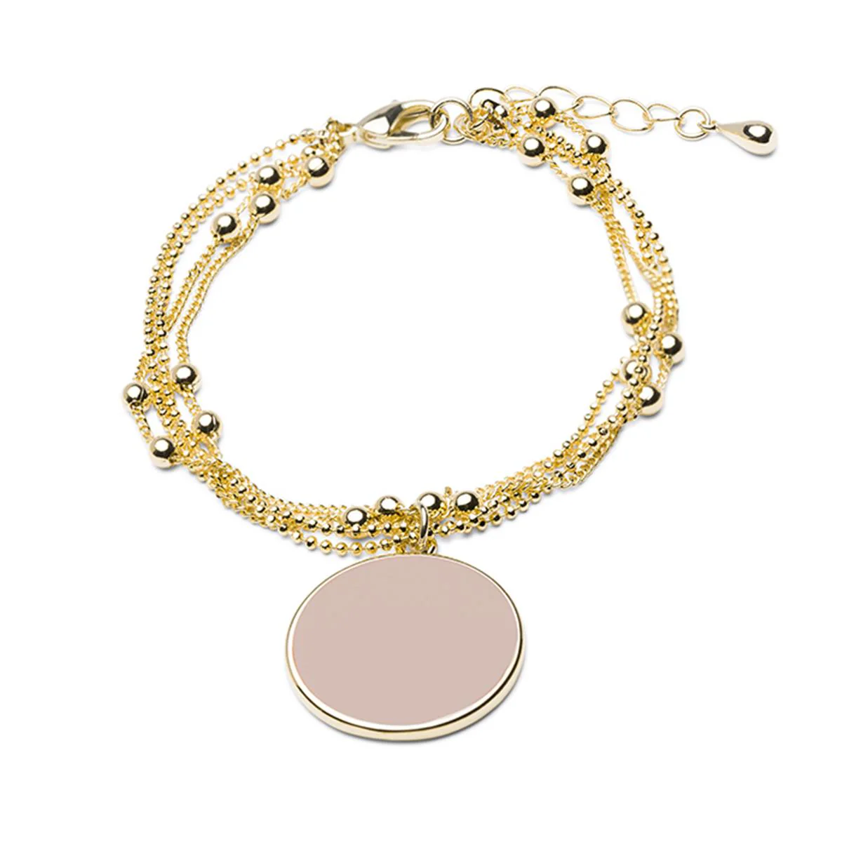 Pulsera Harma acabado en Oro Amarillo de 18 Kts - Harma ROSA