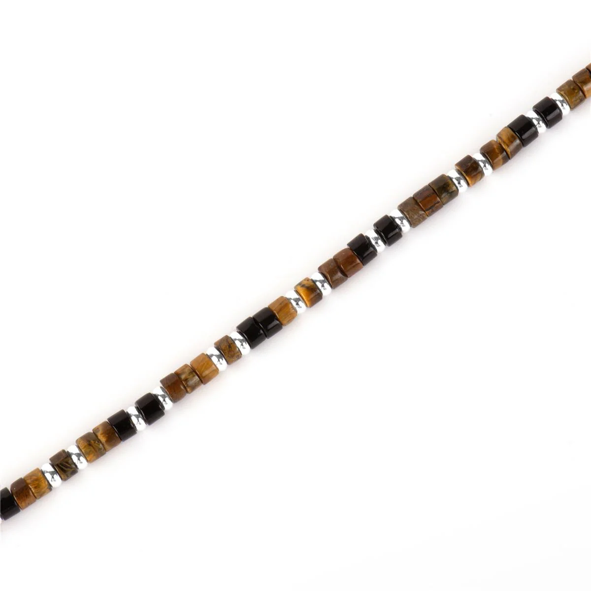 Pulsera Hayo acabado plata - Hayo MARRON - Image 3