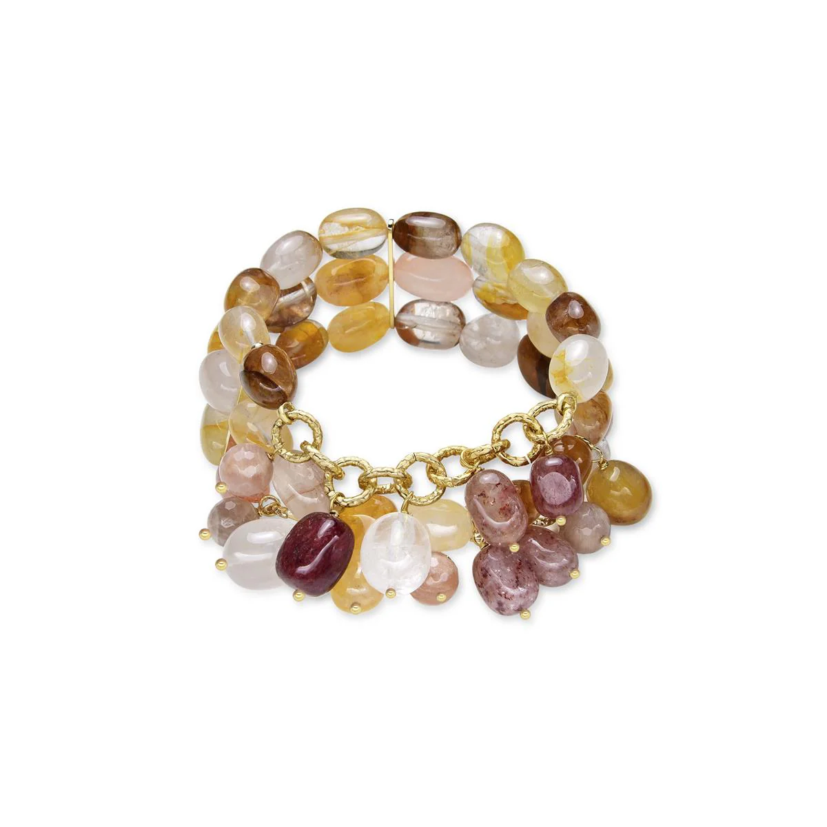 Pulsera Hayra acabado en oro amarillo de 18K - Hayra NARANJA