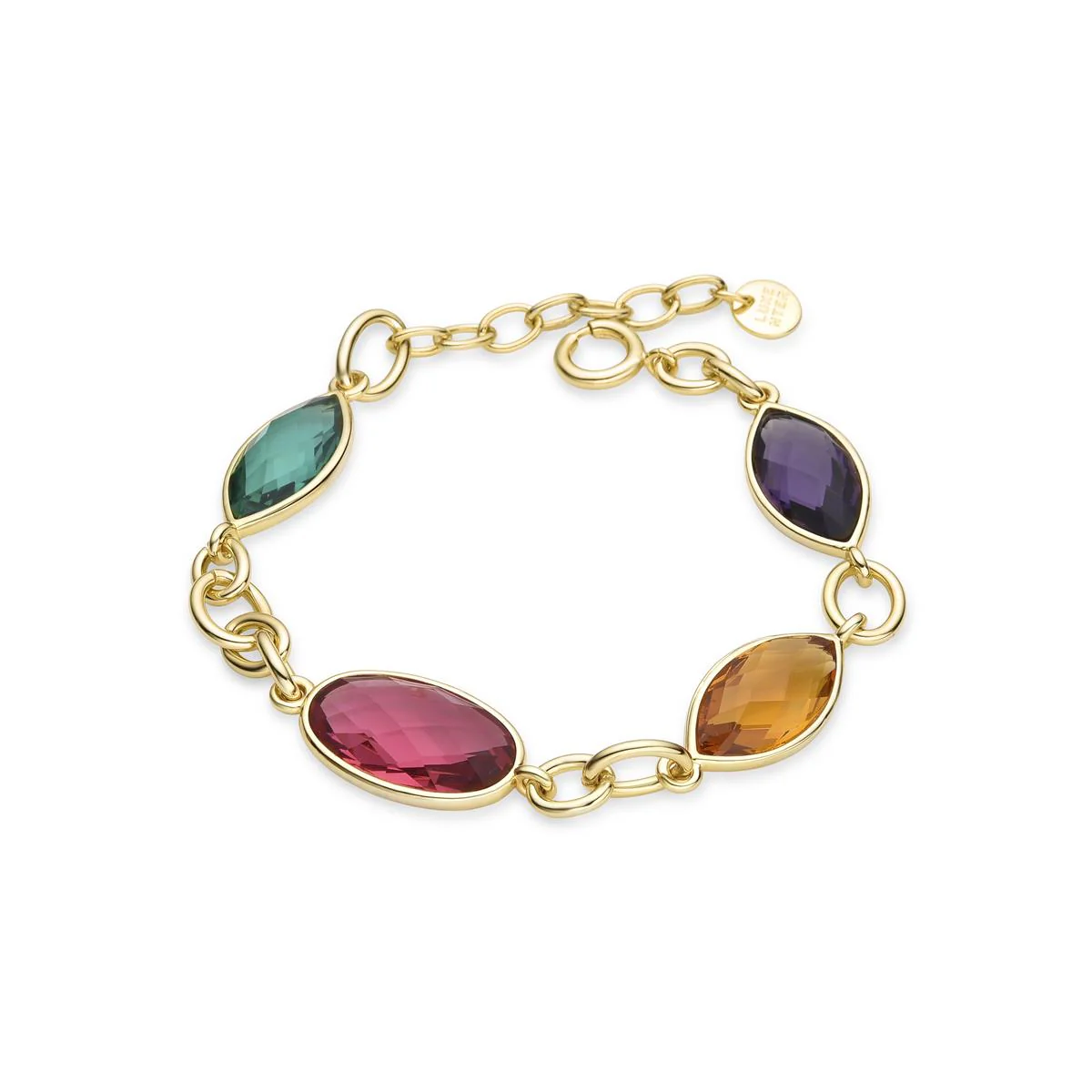 Pulsera Helmara acabada en oro amarillo de 18 kts - Helmara MULTICOLOR