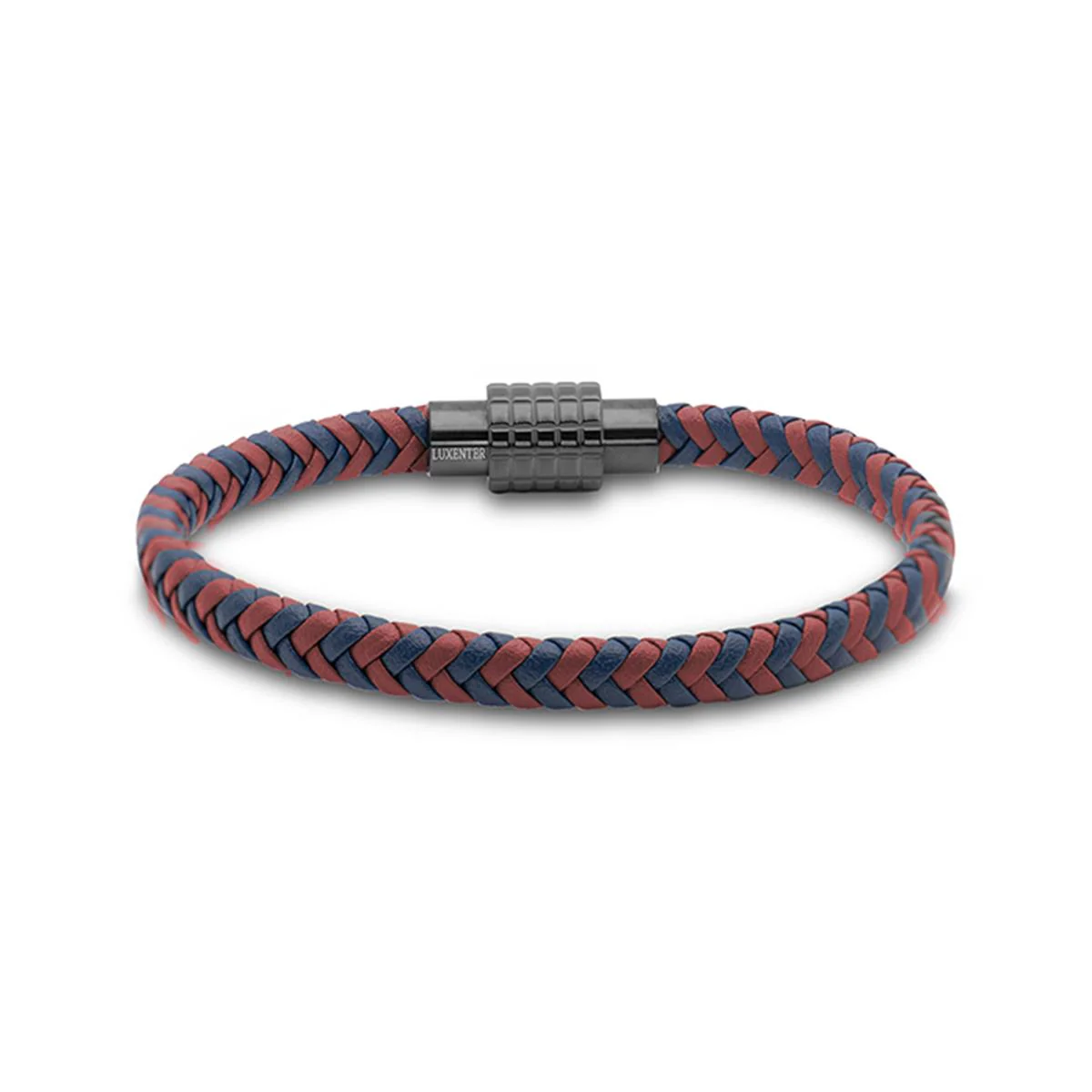 Pulsera Herecla acabado en Rutenio Negro - Herecla ROJO