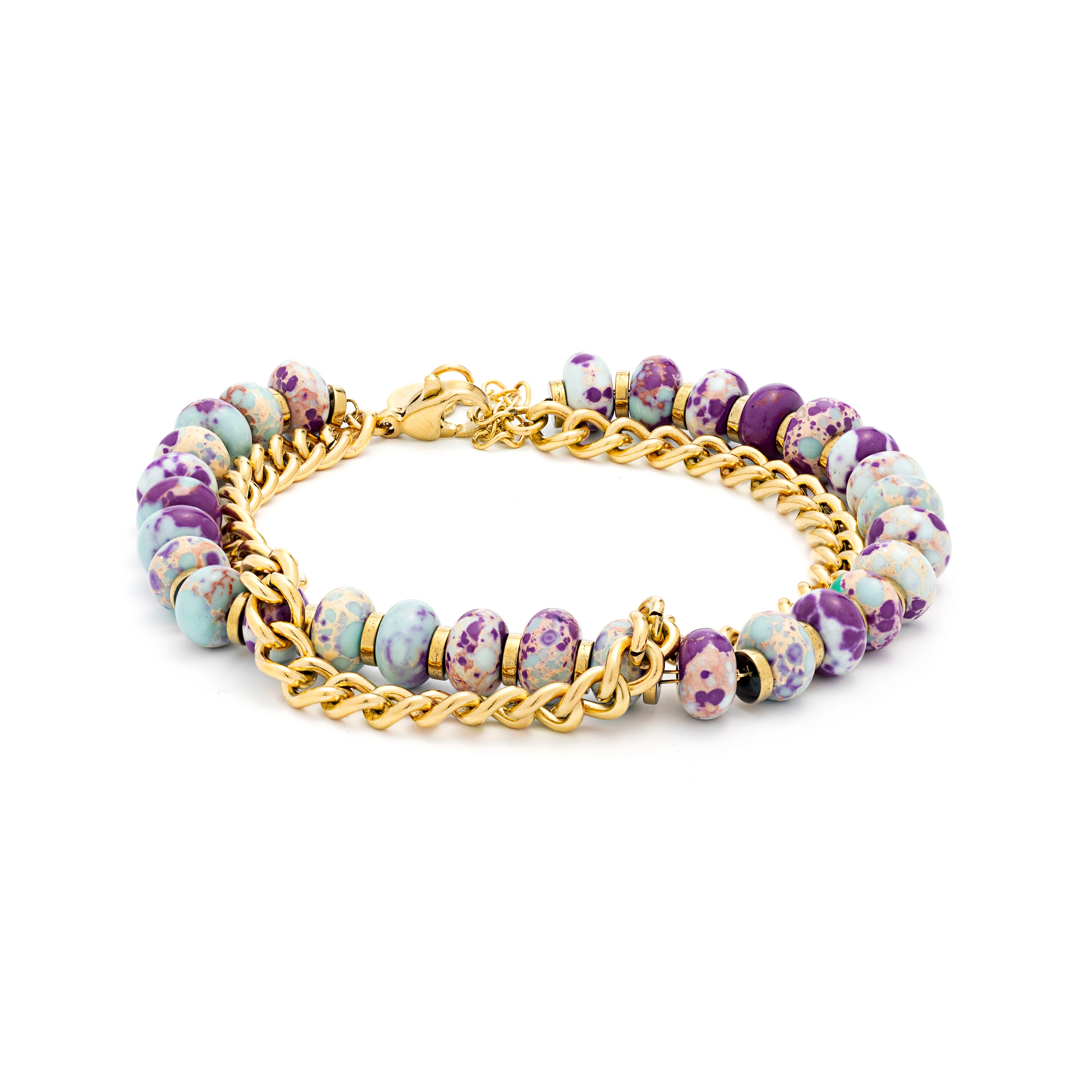 Pulsera acabada en oro amarillo 18K - Hidao