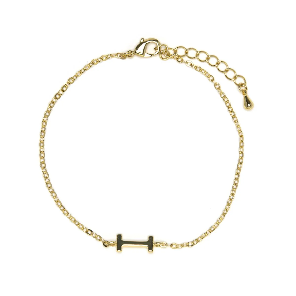 Pulsera Alphabet acabado oro 18k - I AMARILLO - Image 2