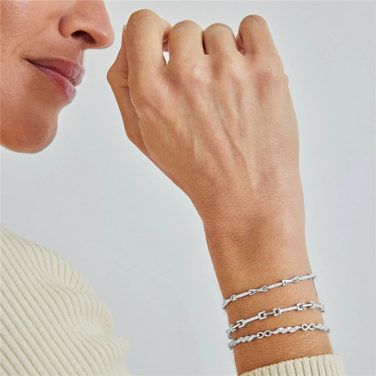 Pulsera Iken Plata De Ley 925 - Iken BLANCO - Image 2