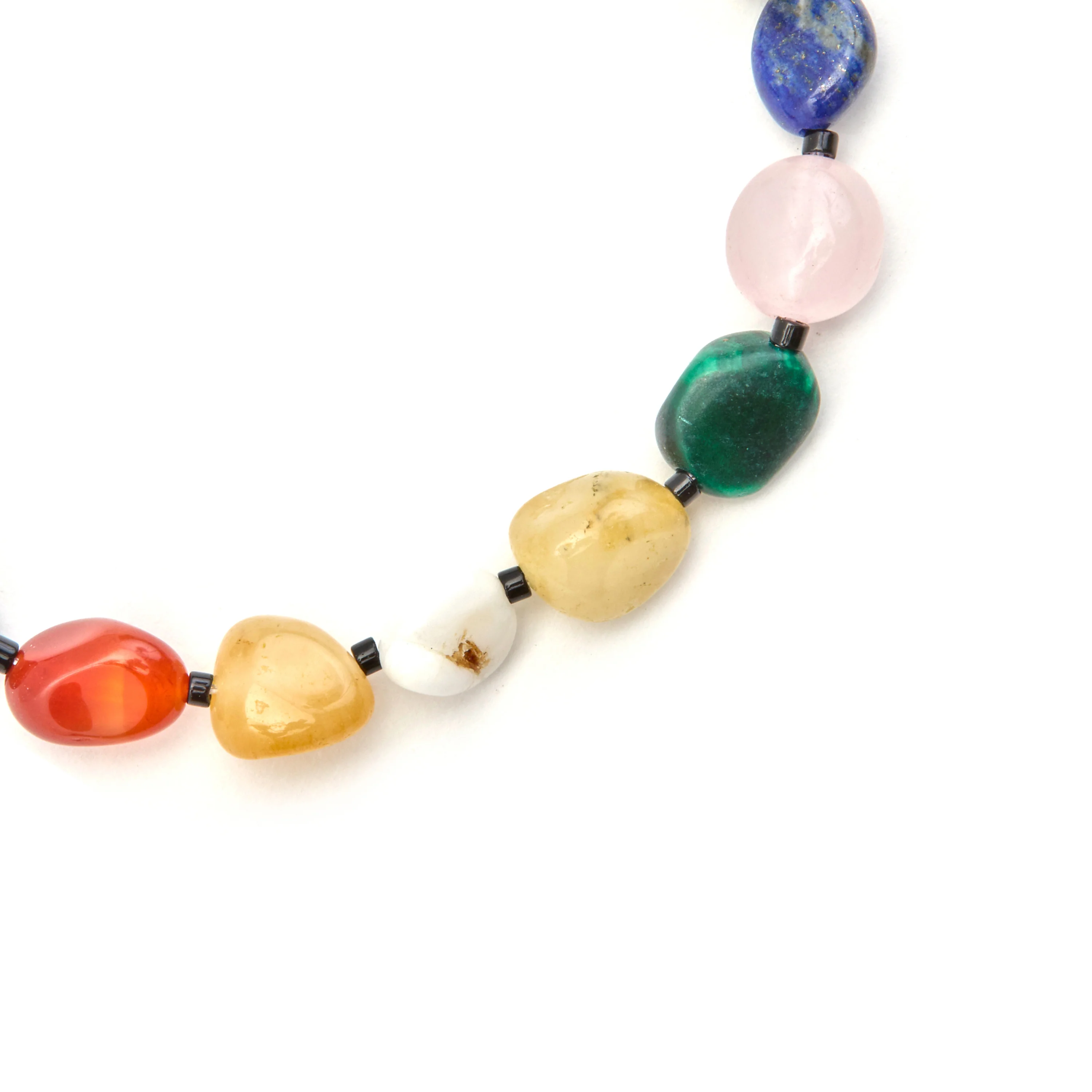 Pulsera con Multicolor Piedra Natural acabado oro 18k - Ilisen - Image 5