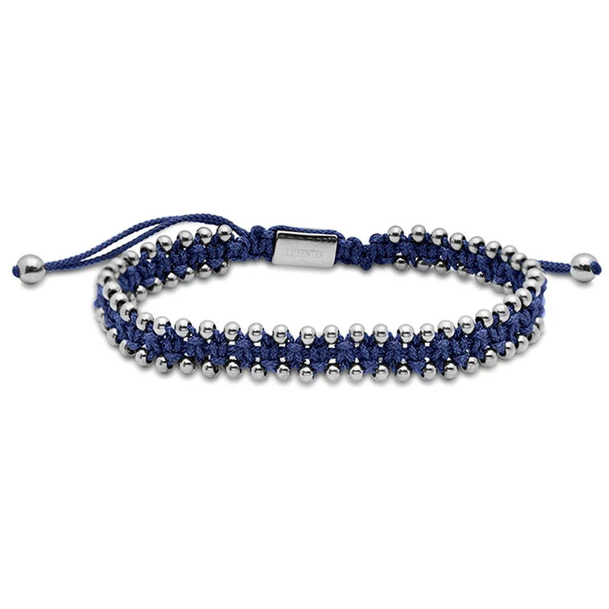 Pulsera Ingvia acabado en Rodio - Ingvia AZUL