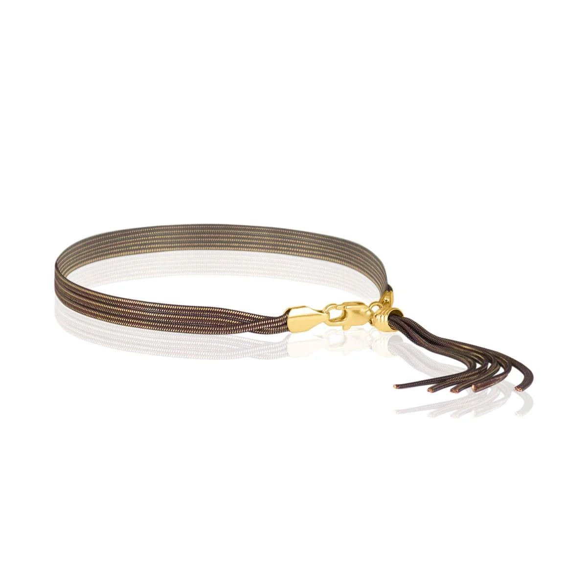 Pulsera Innaron acabado en Oro Amarillo de 18 Kts - Innaron MARRON