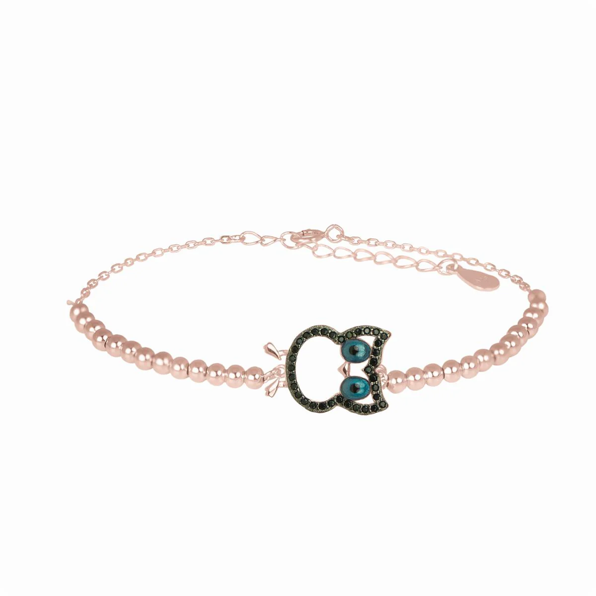 Pulsera Inteligencia Plata De Ley 925 - Inteligencia BLANCO