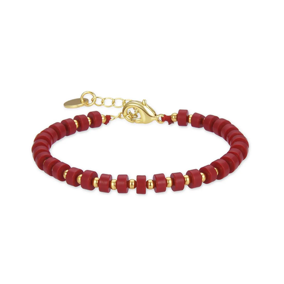 Pulsera Islor acabado en Oro amarillo de 18 Kts. - Islor ROJO