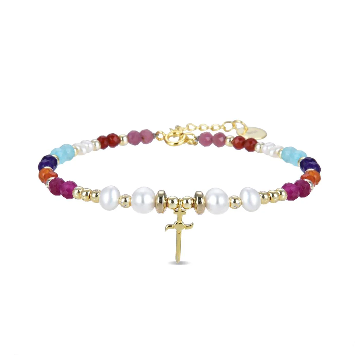 Pulsera Izna Plata De Ley 925 - Izna MULTICOLOR