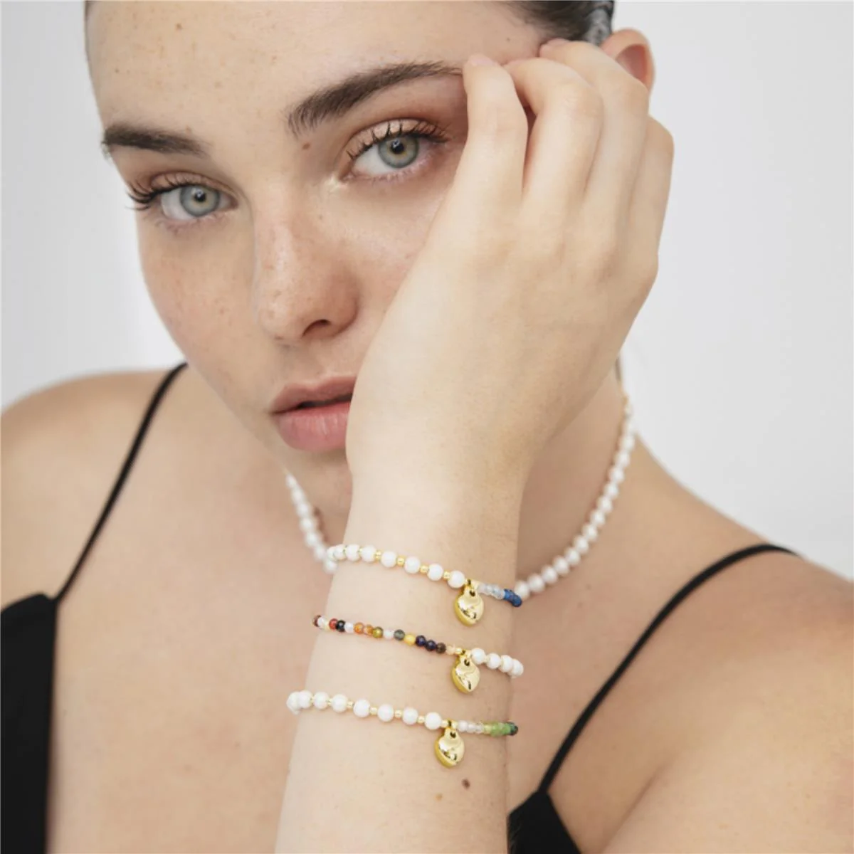 Pulsera Janab acabado en Oro Amarillo de 18 Kts - Janab MULTICOLOR - Image 2