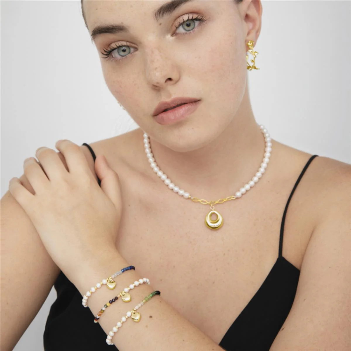 Pulsera Janab acabado en Oro Amarillo de 18 Kts - Janab MULTICOLOR - Image 3