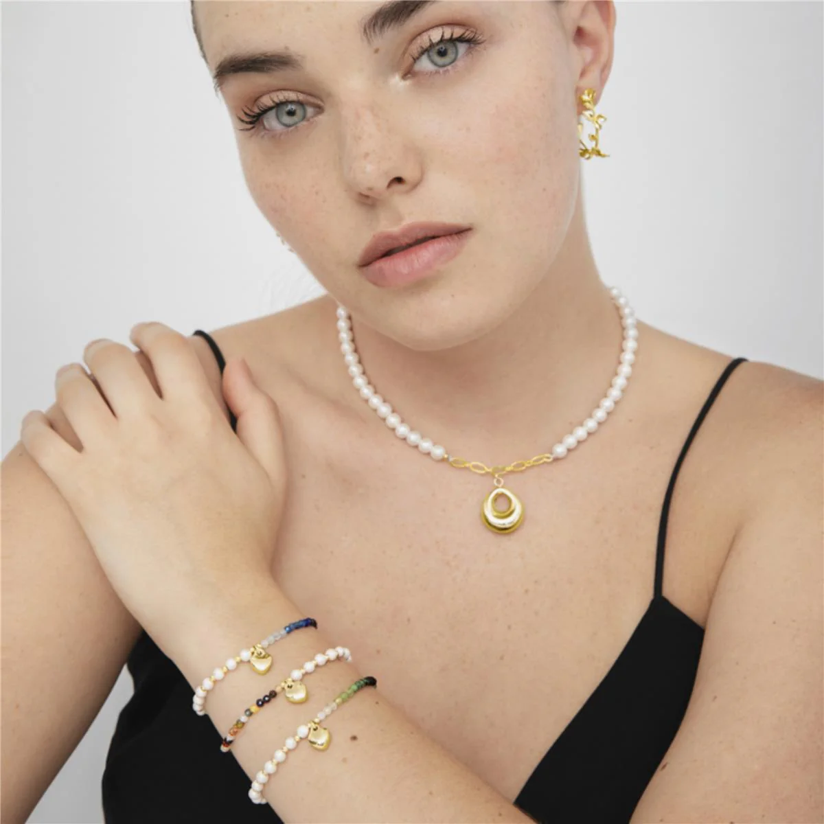 Pulsera Janab acabado en Oro Amarillo de 18 Kts - Janab MULTICOLOR - Image 3