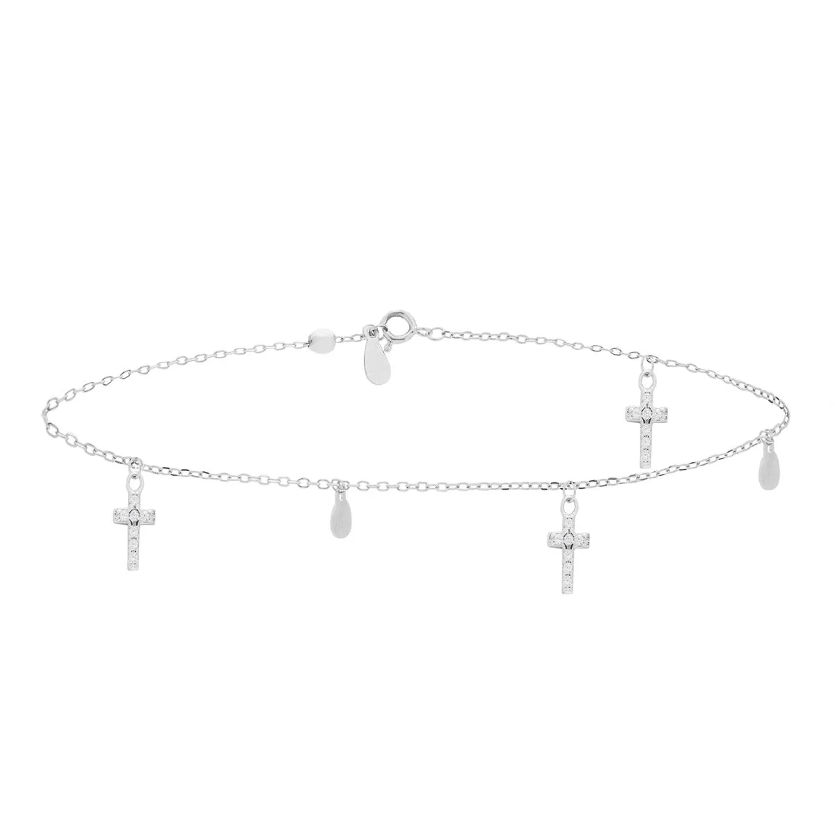 Pulsera Jeffda Plata De Ley 925 - Jeffda BLANCO