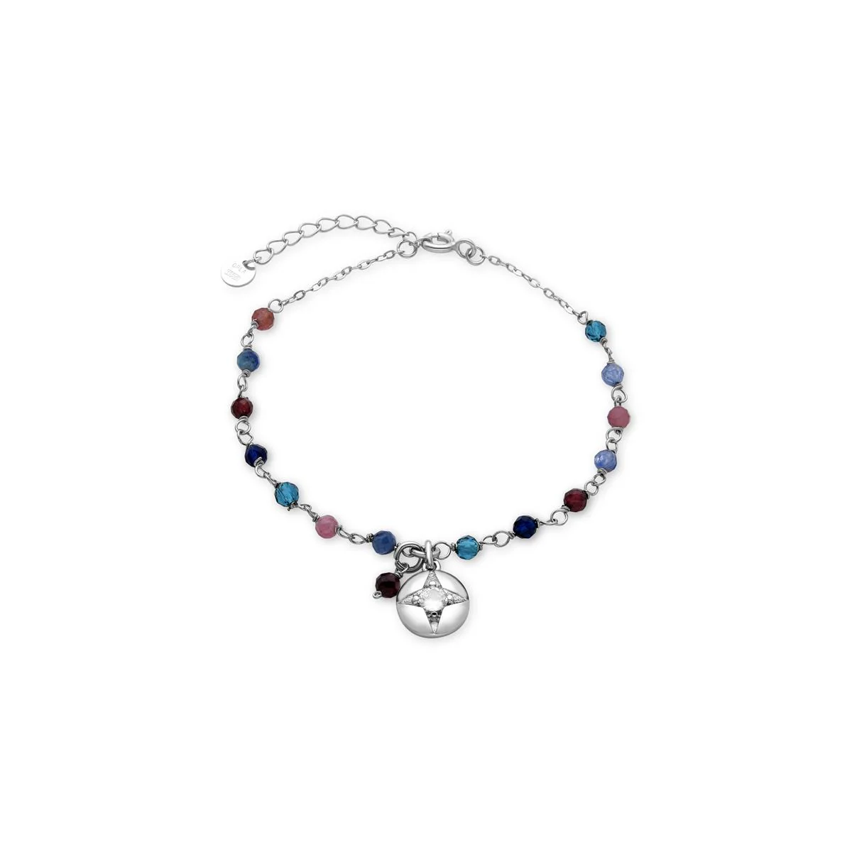 Pulsera Kabe Plata de Ley 925 - Kabe MULTICOLOR