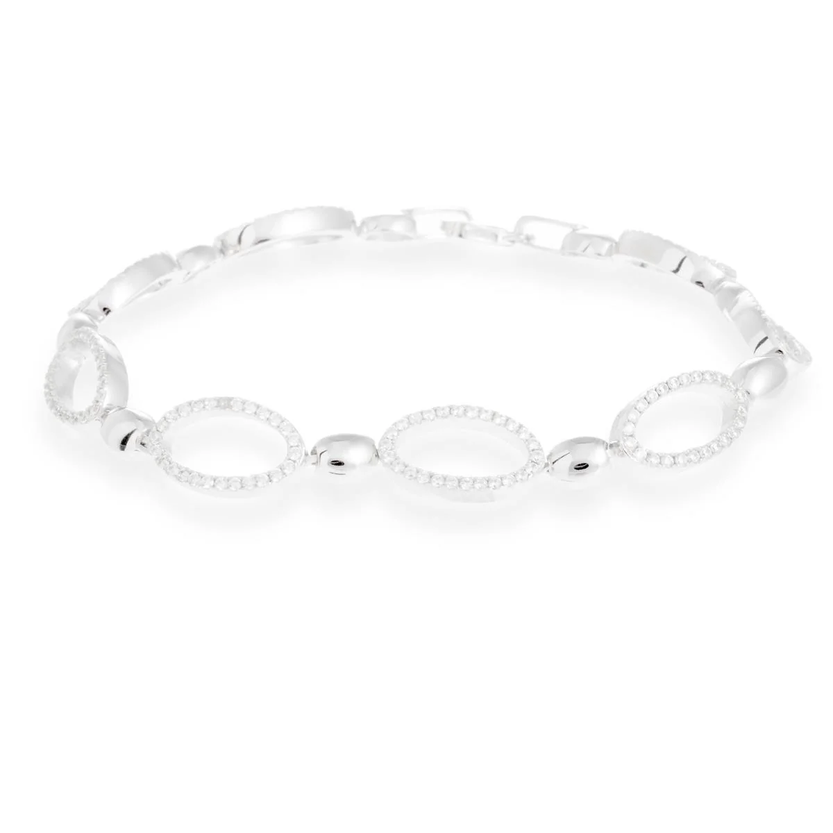 Pulsera Kalinda Plata De Ley 925 - Kalinda BLANCO