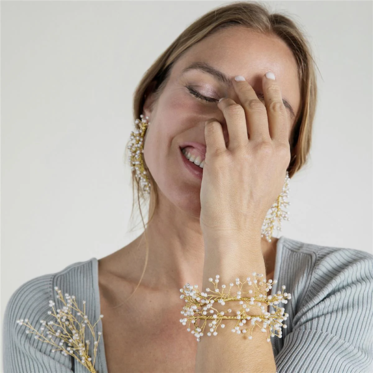 Pulsera Kamil acabado en Oro Amarillo de 18 Kts - Kamil AMARILLO - Image 4