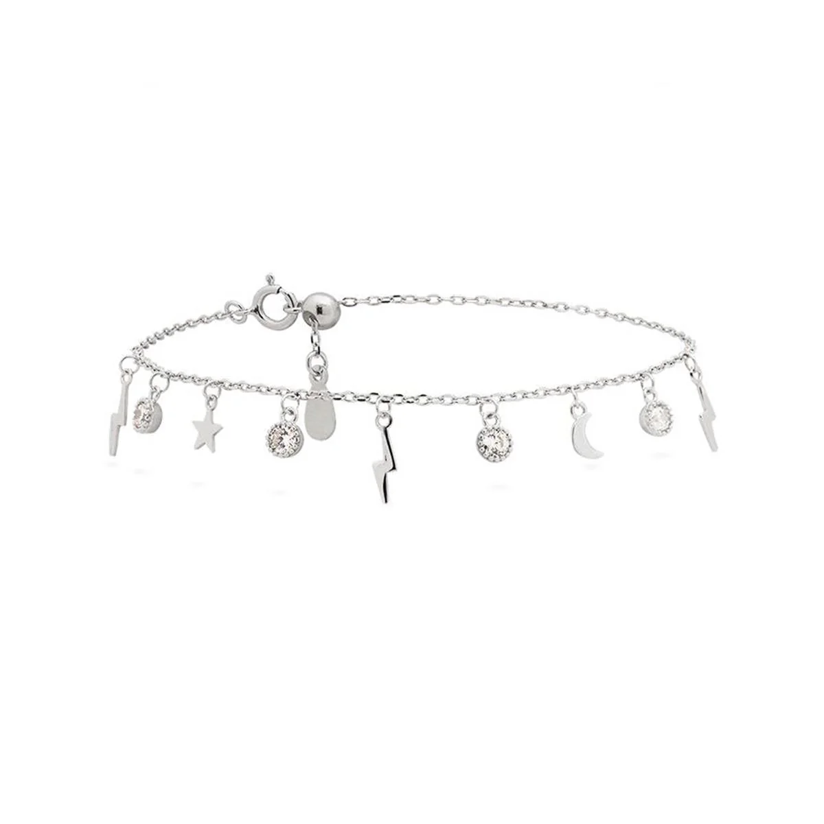 Pulsera Karo Plata De Ley 925 - Karo BLANCO