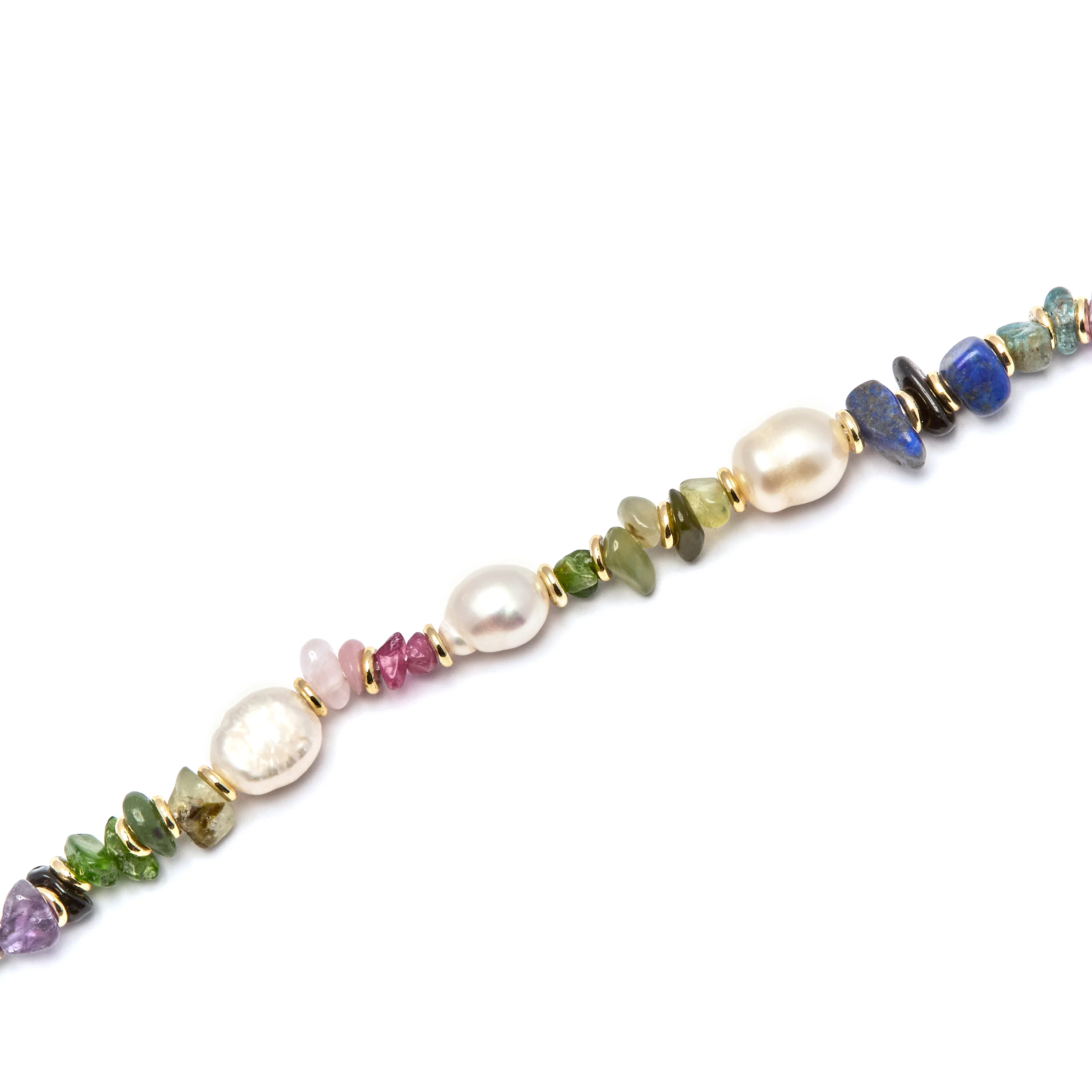 Pulsera de Multicolor Piedra Natural acabada en oro amarillo 18K - Kasyo - Image 5