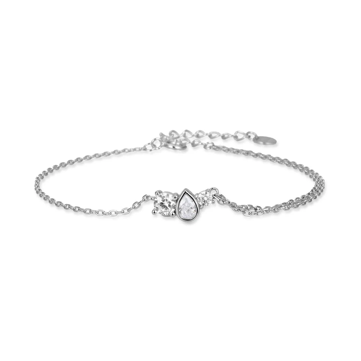Pulsera Khamar Plata De Ley 925 - Khamar BLANCO