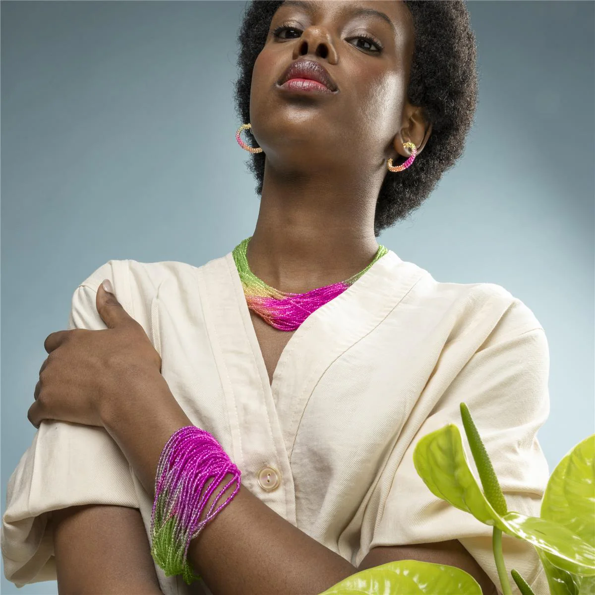 Pulsera Kibak acabado oro 18k - Kibak MULTICOLOR - Image 3