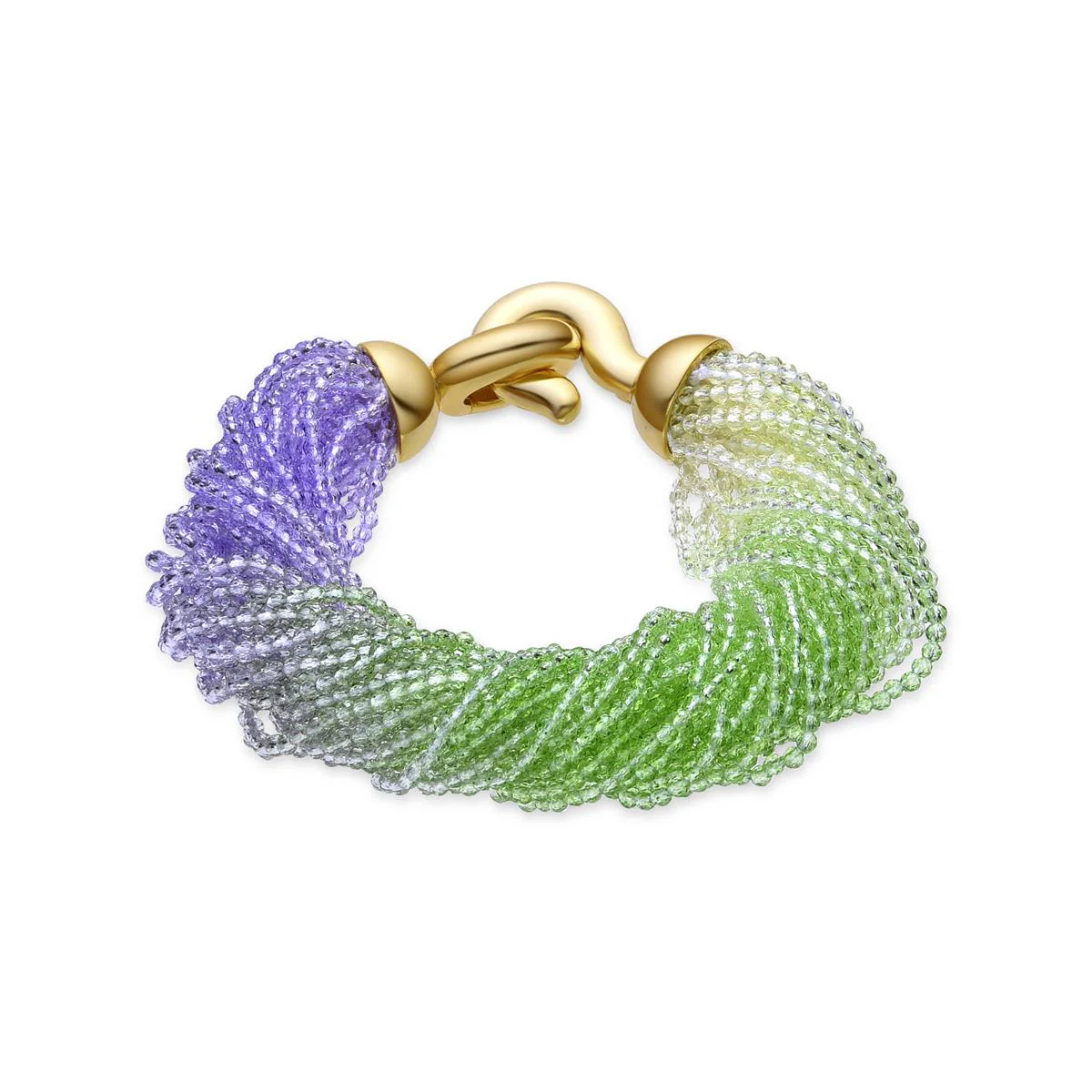 Pulsera Kibak acabado oro 18k - Kibak VERDE