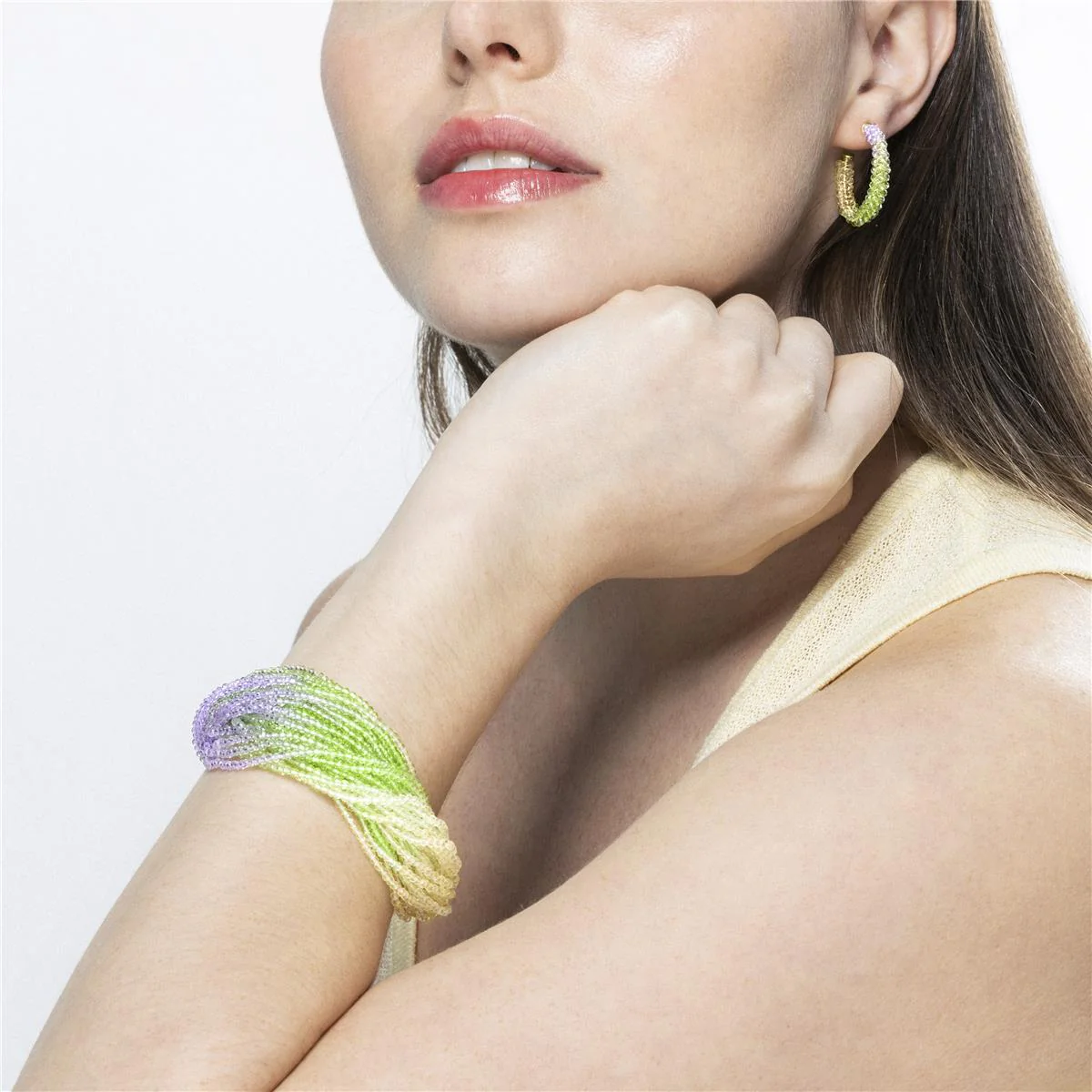 Pulsera Kibak acabado oro 18k - Kibak VERDE - Image 4