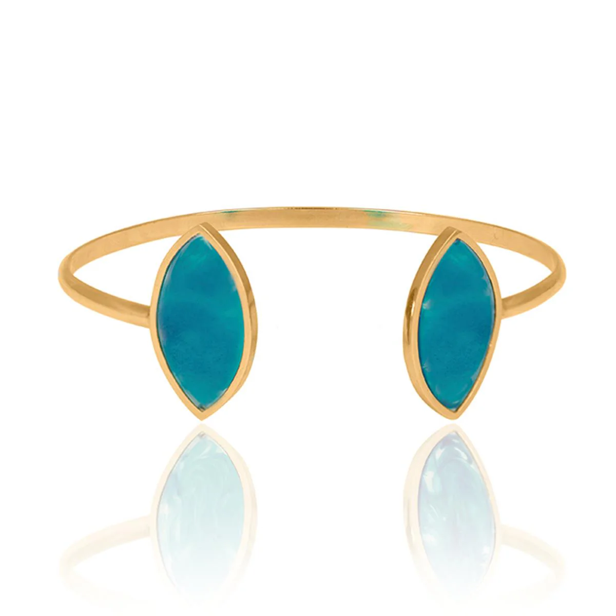 Pulsera Koith acabado en Oro Amarillo de 18 Kts - Koith VERDE