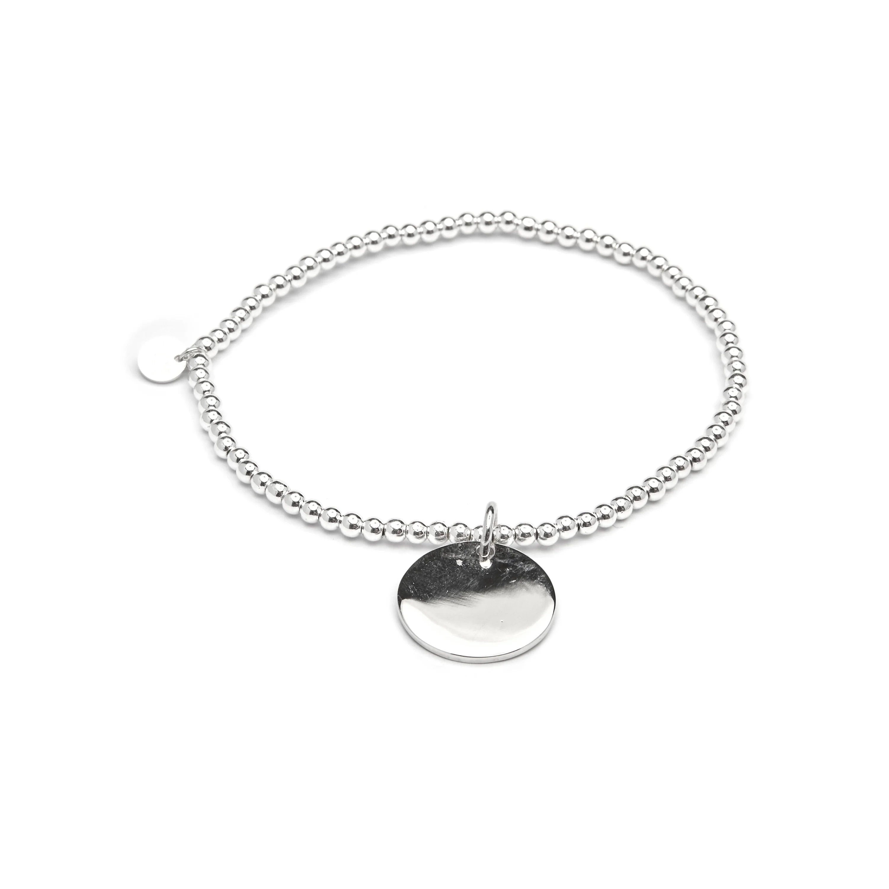 Pulsera de Plata de Ley 925 con Hematite acabada en rodio - Krasai - Image 3